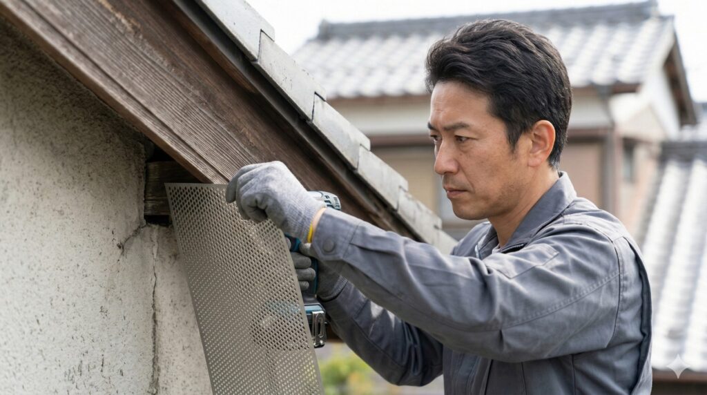 イタチは屋根裏のどこから侵入するのか