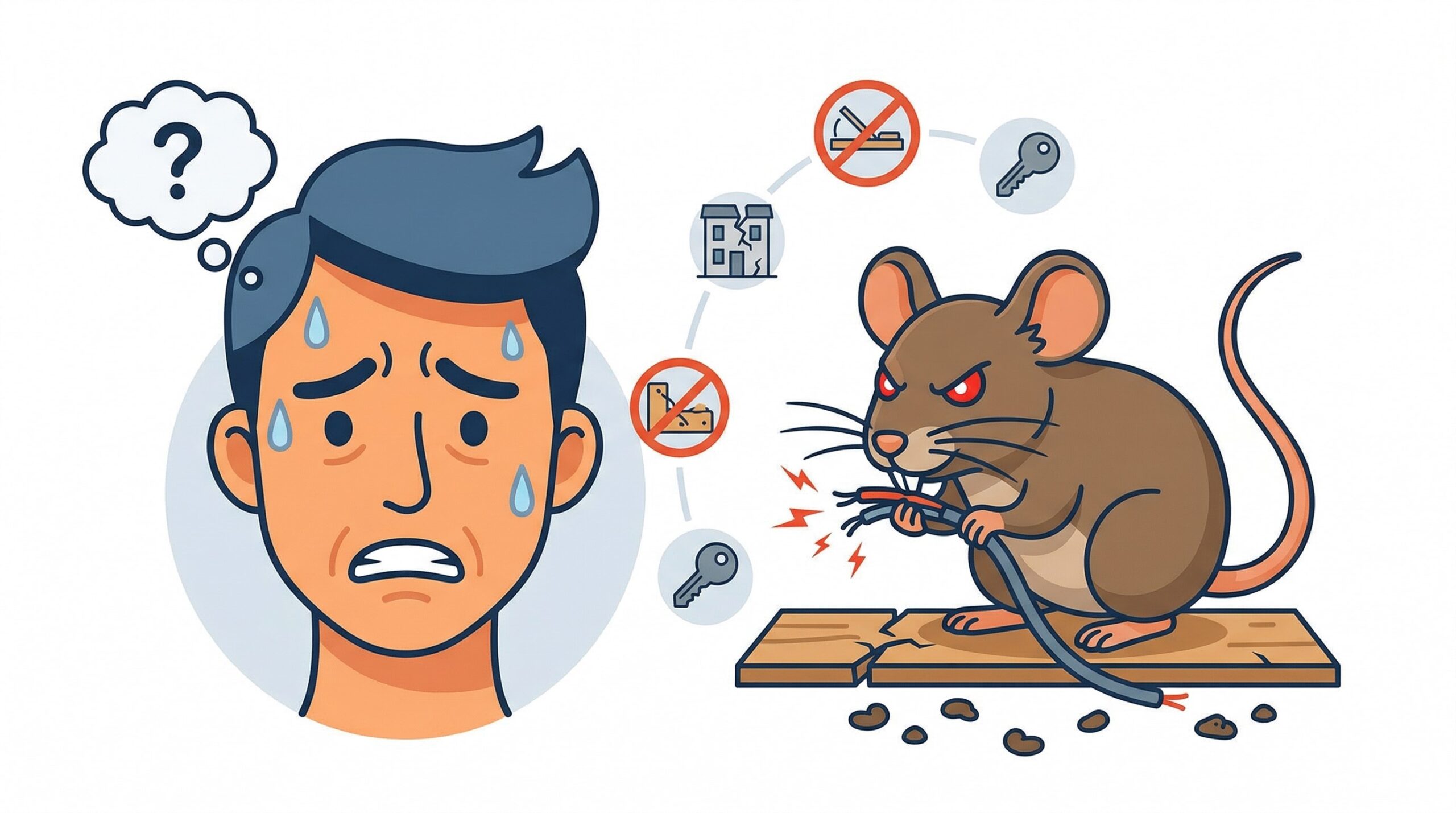 ネズミが出た！どうすればいい