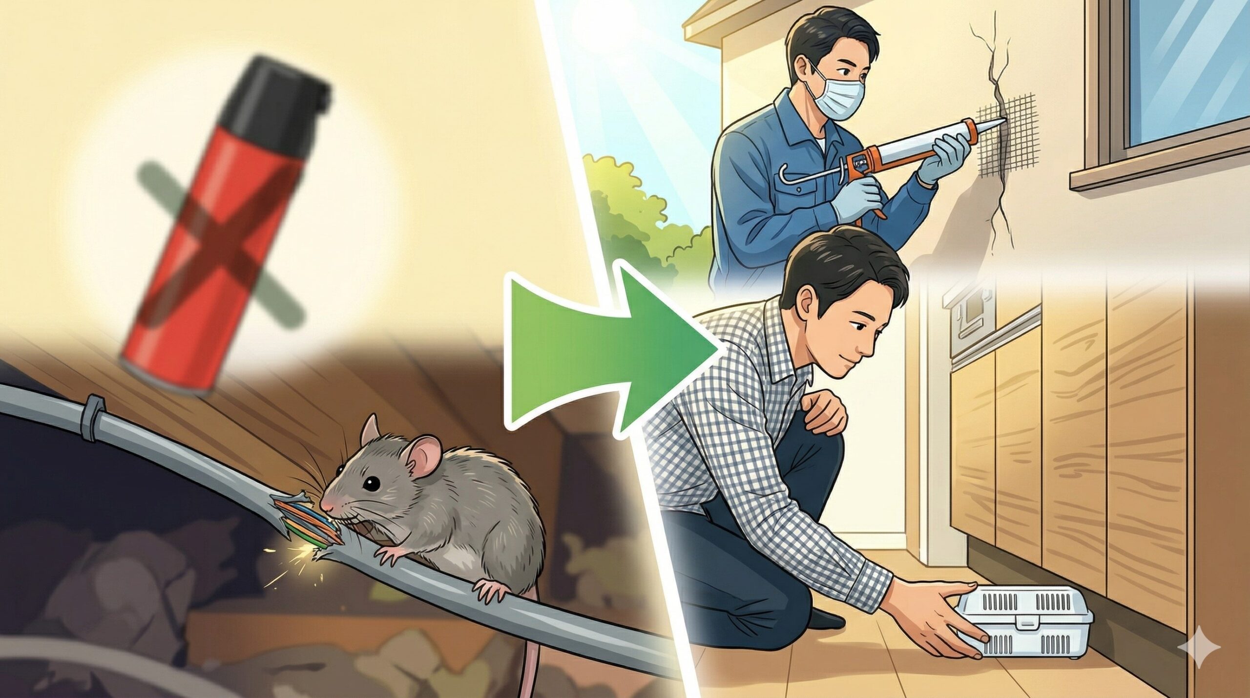 ネズミにゴキジェットは効く？