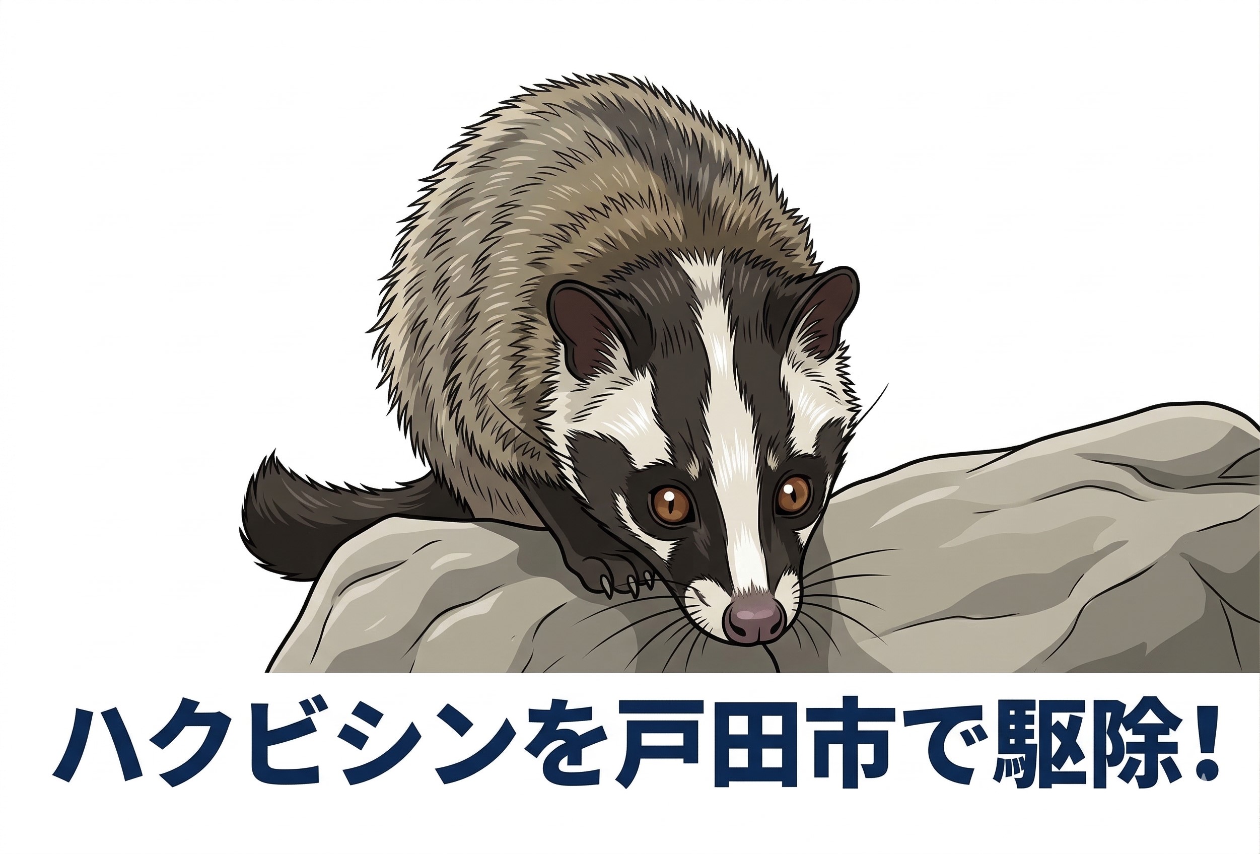 ハクビシンを戸田市で駆除